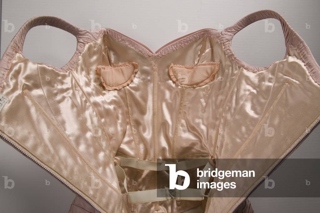 Evening dress, Tree, 1957 (detail view of bodice interior), Silk taffeta, Charles James, New York
