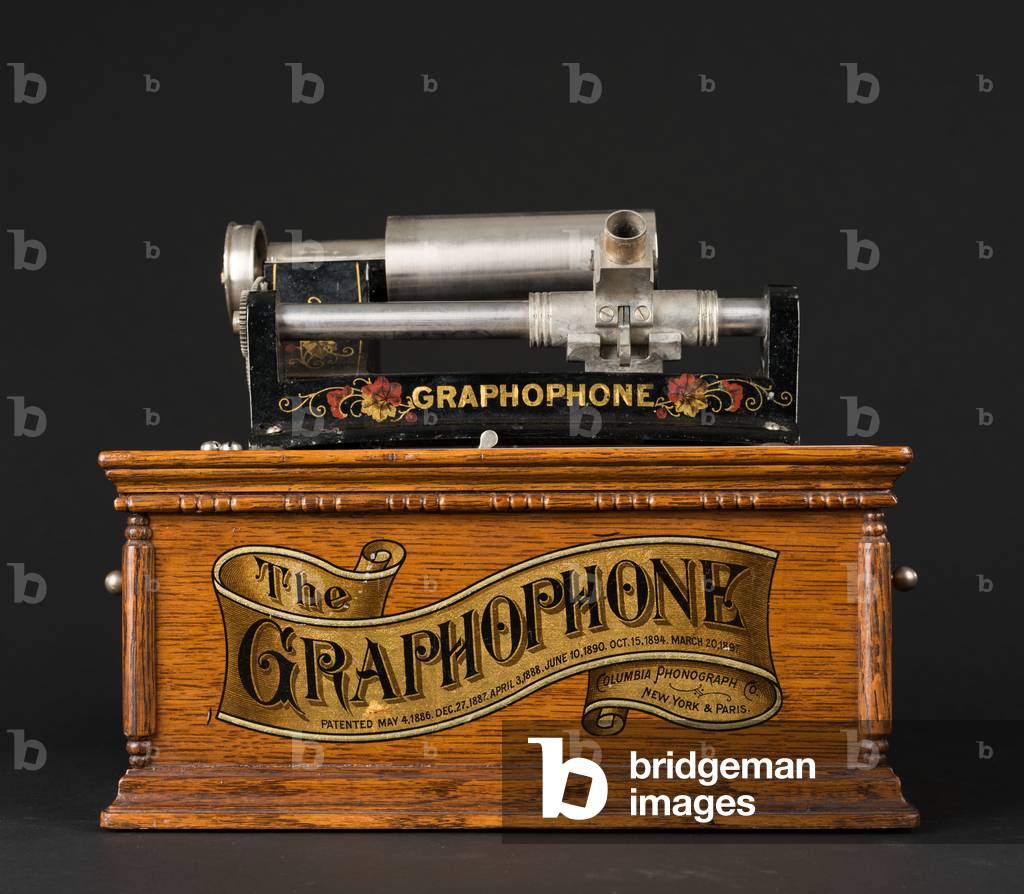Cylinder graphophone manufactured by the Columbia Phonograph Company, c.1900