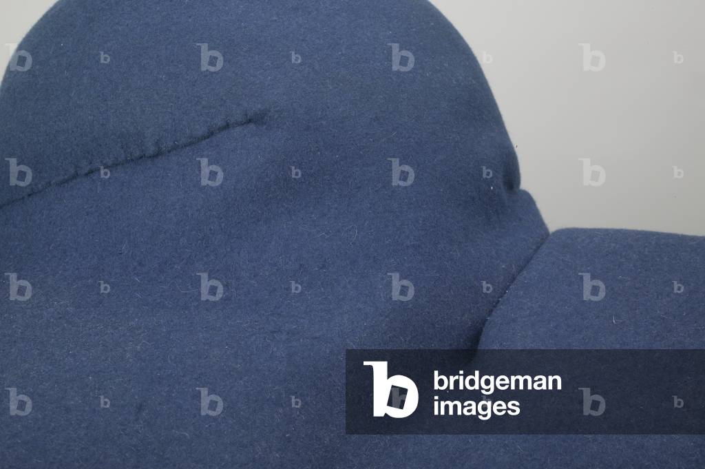 Hat, c.1928 (detail view), Wool felt, Charles James, Chicago