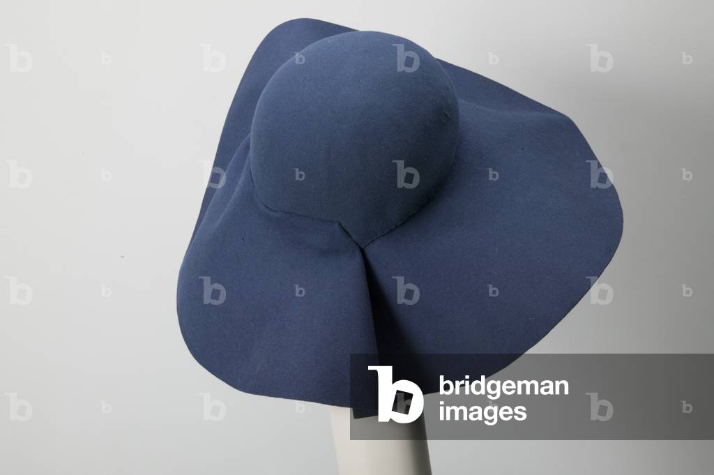 Hat, c.1928 (back view), Wool felt, Charles James, Chicago