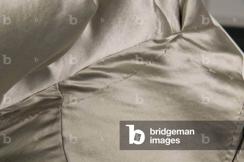 Evening dress, Clover, 1950 (detail view), Silk satin, silk taffeta, Charles James, United States