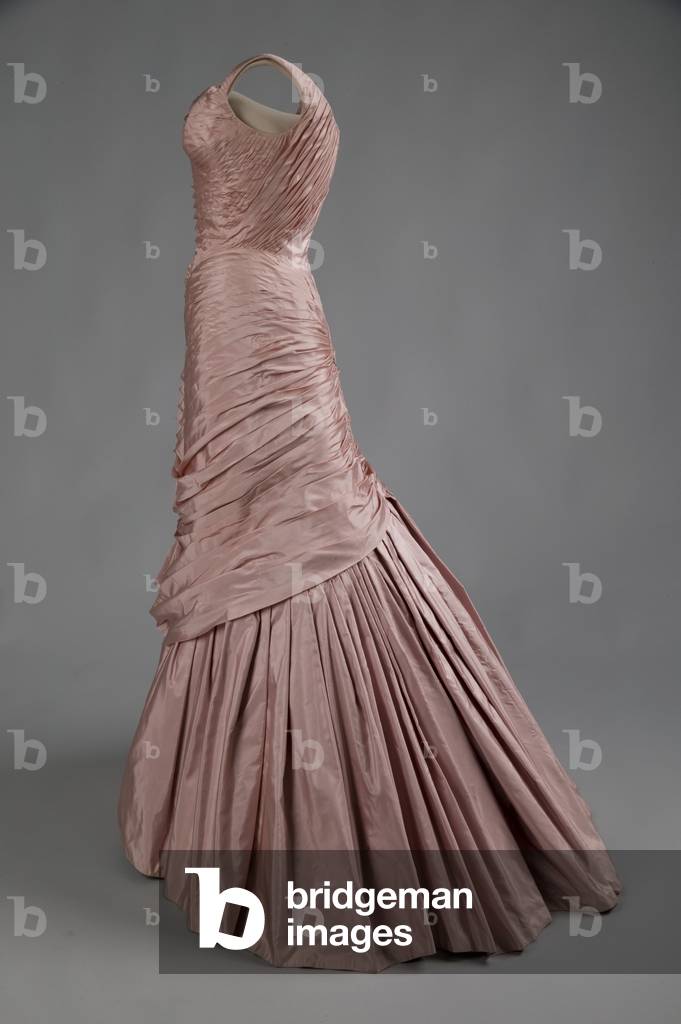 Evening dress, Tree, 1957 (left side view), Silk taffeta, Charles James, New York