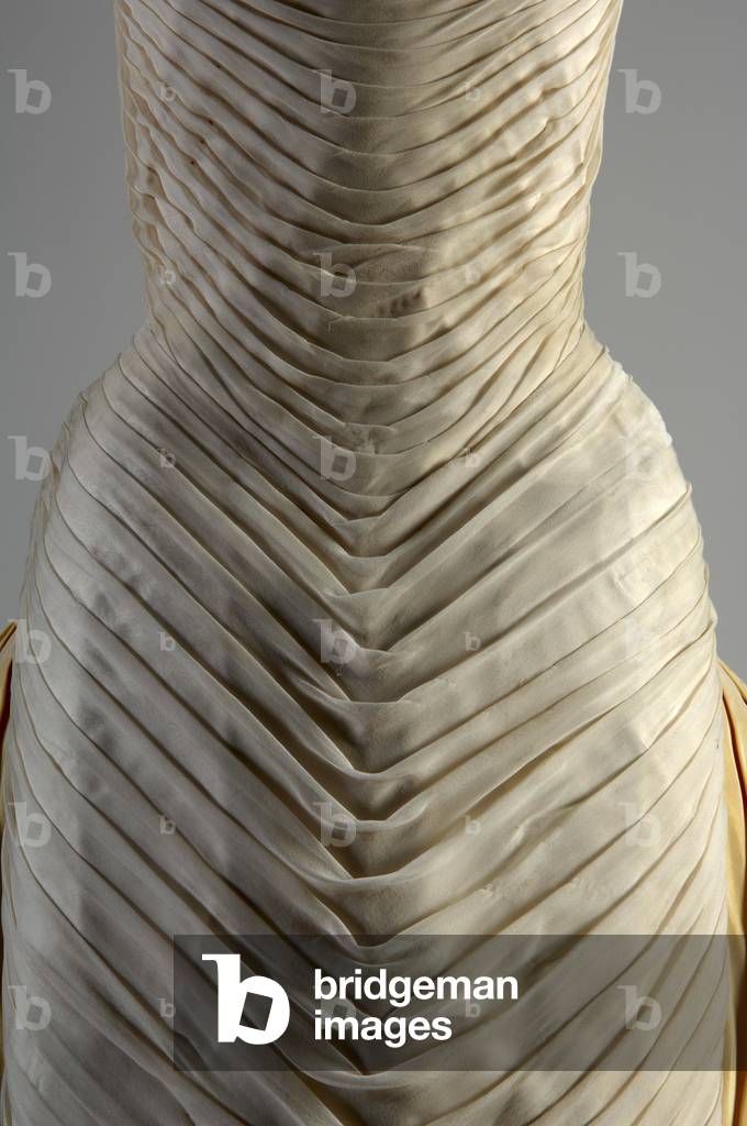 Evening dress, Butterfly, 1954 (front view of waist detail), Silk chiffon, silk faille, DuPont nylon tule, Charles James, U.S.A.