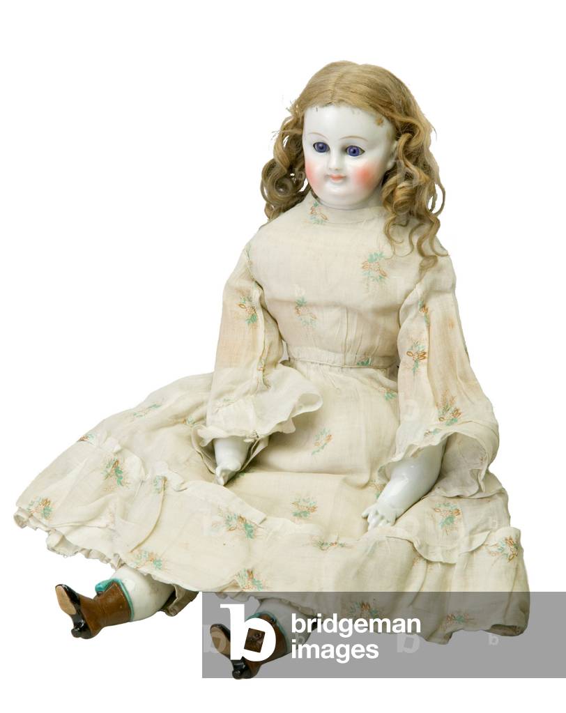 Doll carried by Elizabeth Richardson through the Chicago Fire