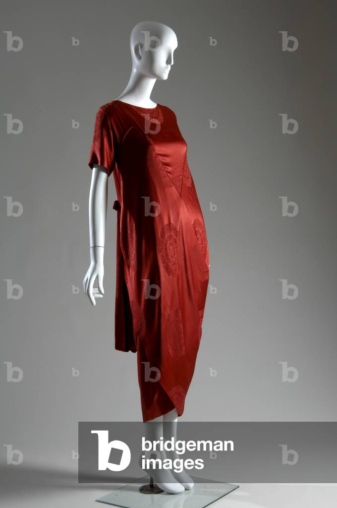 Afternoon dress, c.1917 (side oblique view), Silk jacquard, Callot Soeurs, France