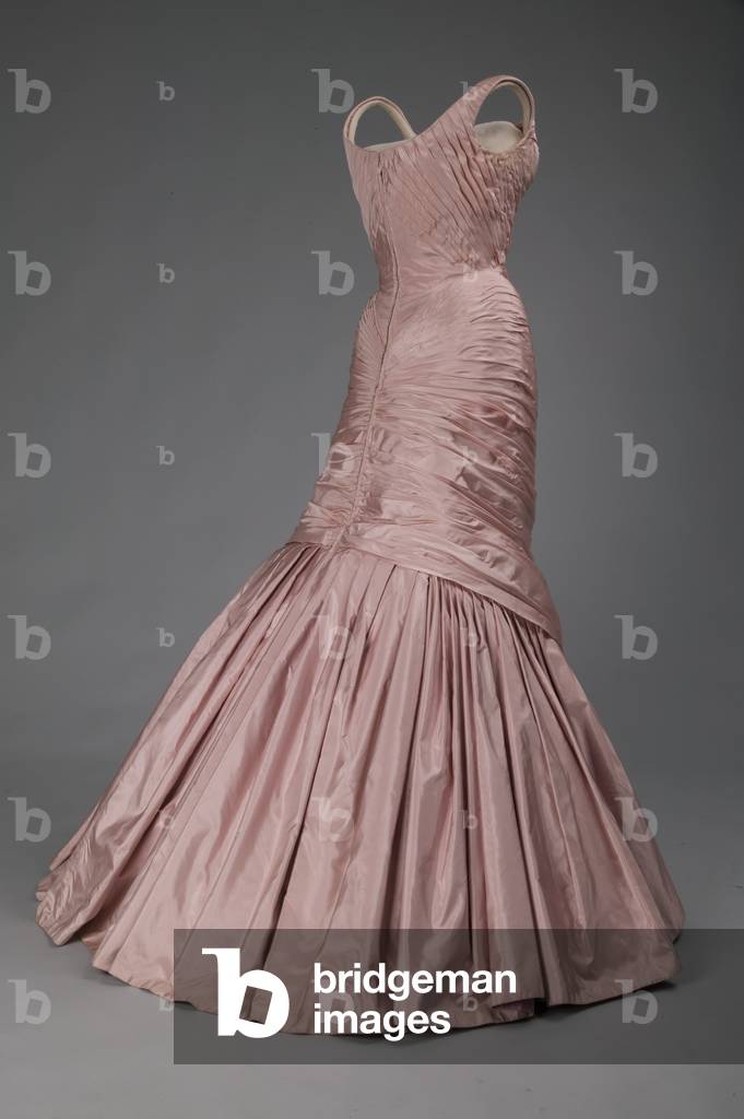 Evening dress, Tree, 1957 (back oblique view), Silk taffeta, Charles James, New York