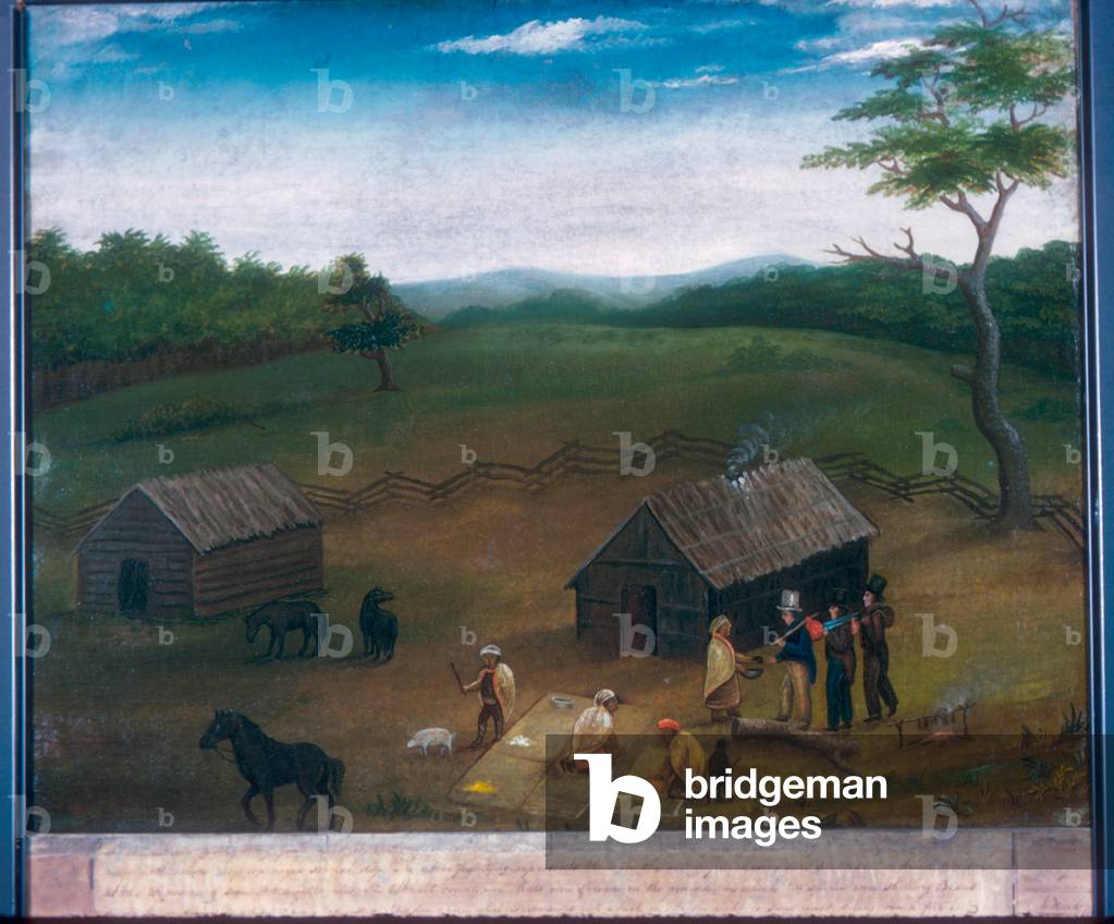 View in Elkhart County, Indiana (oil on canvas)