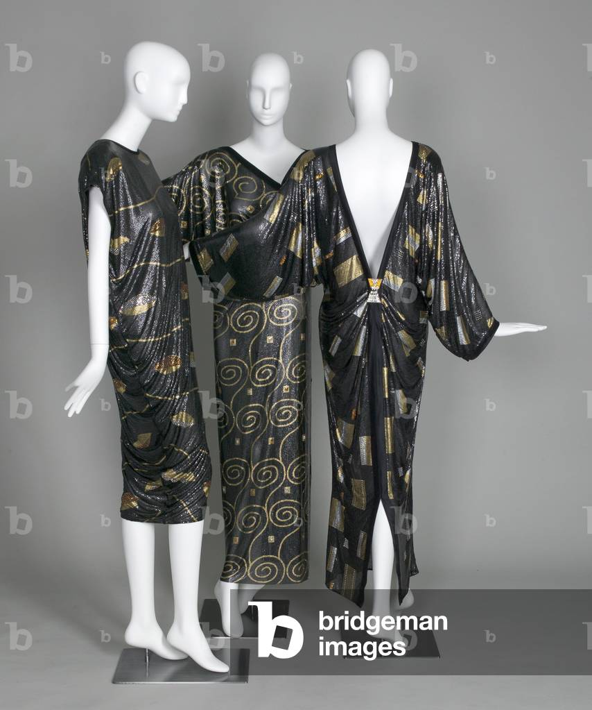 Three Versace evening dresses