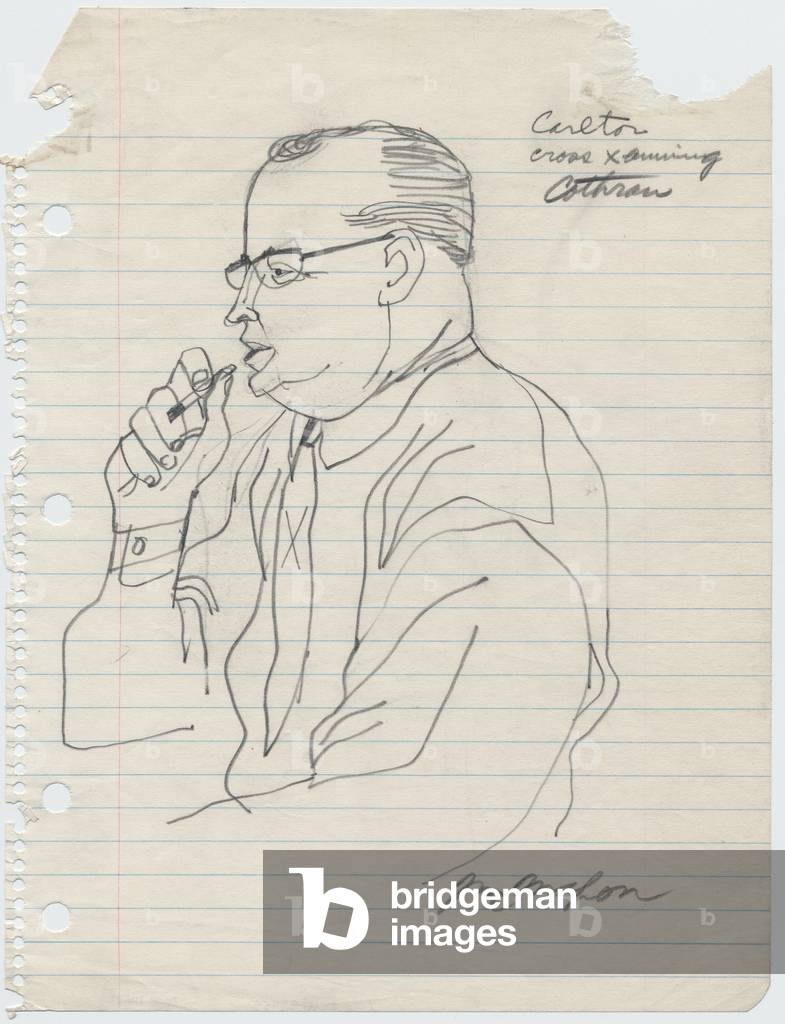 Bild von Zeichnung "Caleb Sidney Carlton", 1955 von McMahon