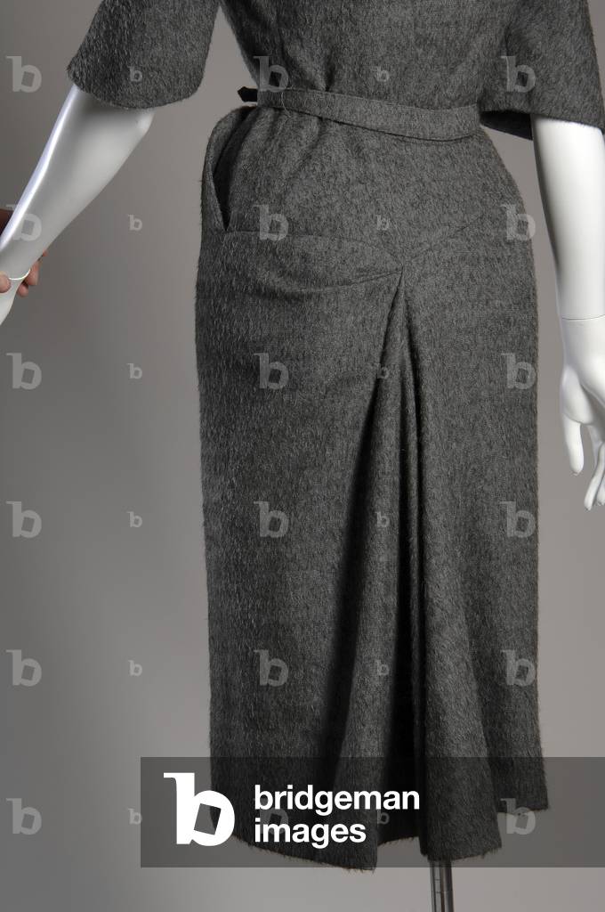 Day dress, 1951 (back partial view), Wool crepe, Charles James, U.S.A.