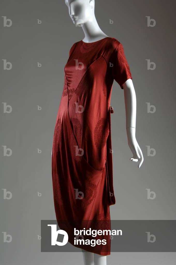 Afternoon dress, c.1917 (front oblique view), Silk jacquard, Callot Soeurs, France