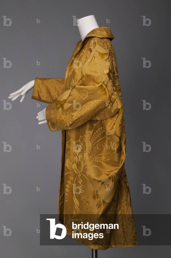 Coat, 1958 (side view), Silk damask, Charles James, U.S.A.