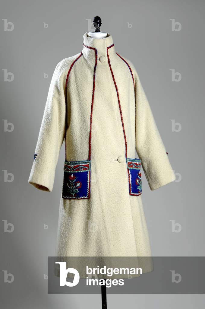 Coat, 1923 (front oblique view), Wool, leather, Paul Poiret, France