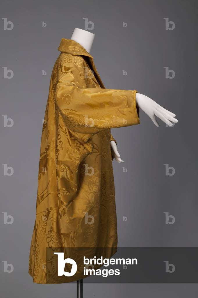Coat, 1958 (side view), Silk damask, Charles James, U.S.A.