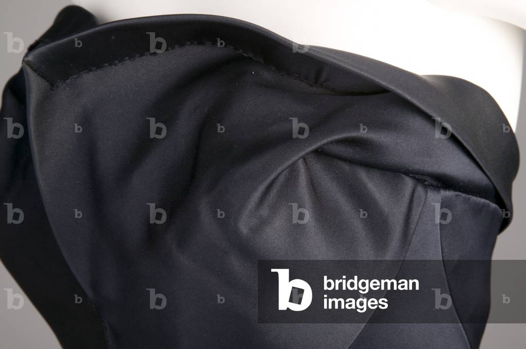 Evening dress, Pouff, 1952 (detail view of left side of bodice), Silk taffeta, silk velvet, silk satin, Charles James, U.S.A.