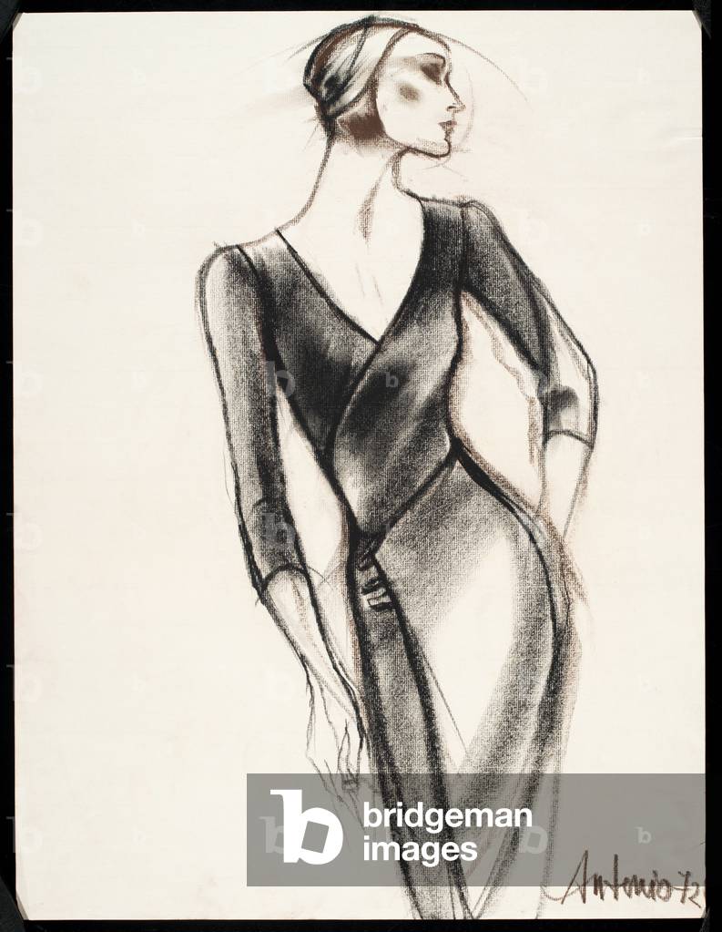 Knit wrap dress with side hook closure