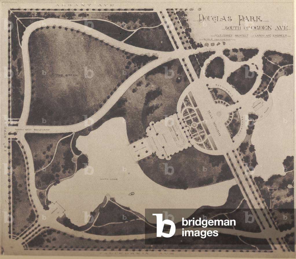 Plan of Douglas Park Winter Garden