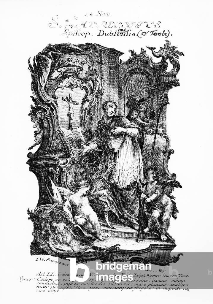 Saint Lawrence, mid C18th (engraving)