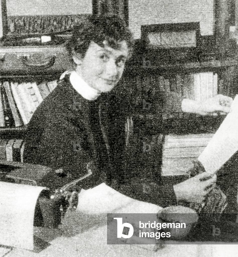 Portrait of Françoise Sagan in 'Paris Match', 1954 (litho)