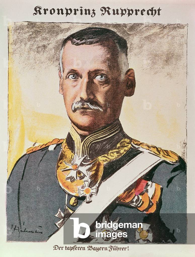 Crown Prince Rupprecht (1869-1955) (colour litho)