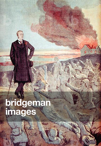 Mr Joseph Chamberlain (1836-1914) Visits South Africa, illustration from 'Le Petit Journal', 25th January 1903 (colour litho)