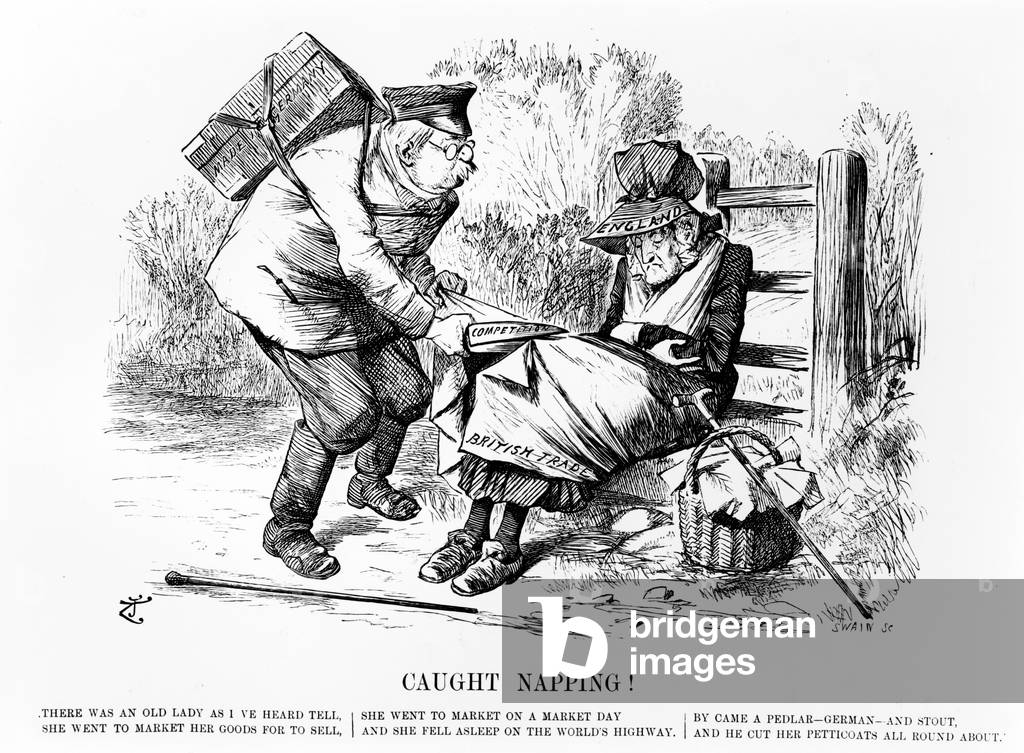 Caught Napping!, illustration from 'Punch', September 5 1896 (engraving)