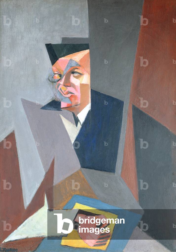 Portrait of Tristan Tzara (oil on canvas)