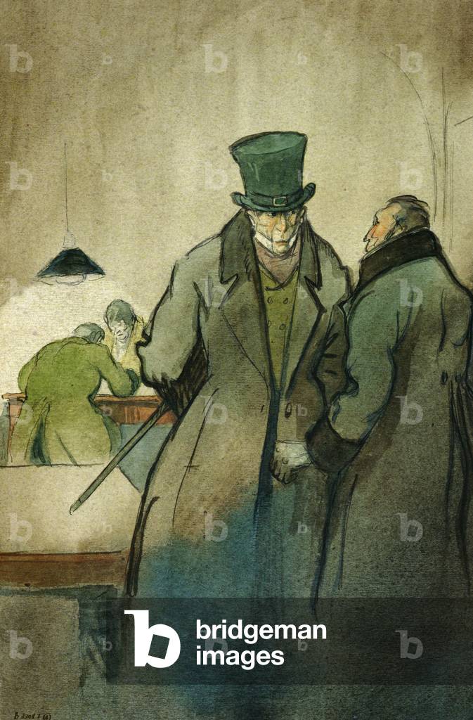 'Vautrin', illustration for 'Le Pere Goriot', a novel by Honore de Balzac (1799-1850), published by Rene Kieffer in Paris in 1922 (colour litho)