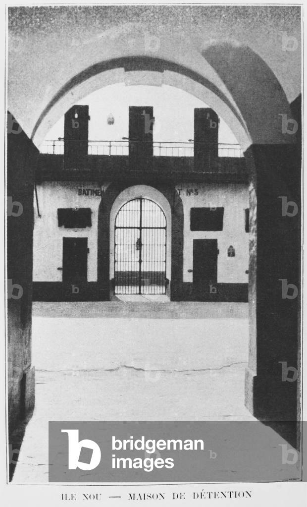 New Caledonia, Isle of Nou, House of Detention, from 'La Depeche coloniale', 1903 (b/w photo)