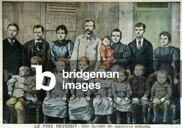 The winners of the 'Prix Reverdy', illustration from 'Le Petit Journal', 1st January 1899 (colour litho)
