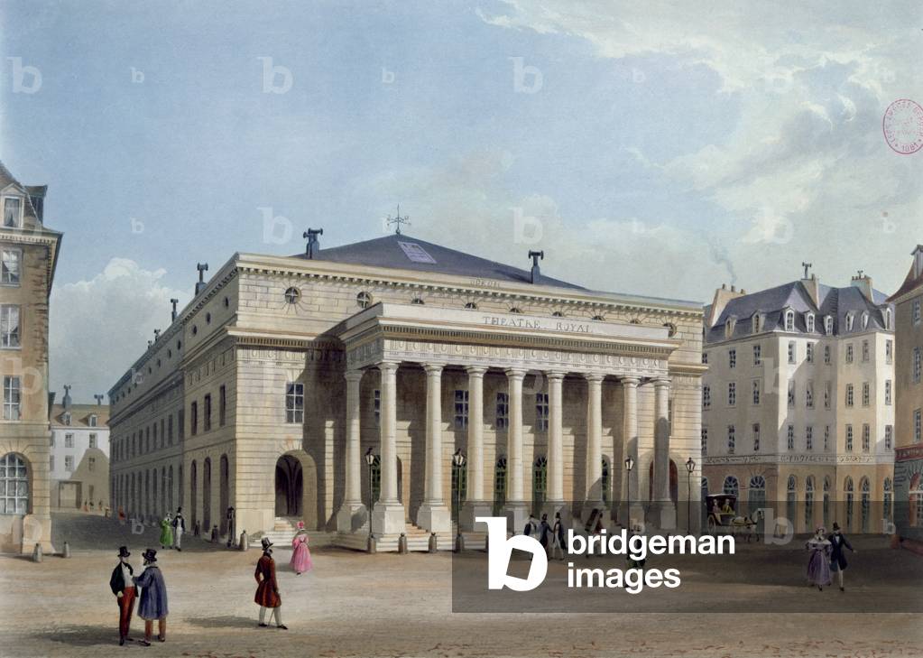 The Theatre de l'Odeon 19th by French Artist