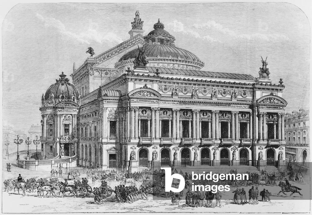 The Opera during the Siege of Paris, 1871 (engraving)