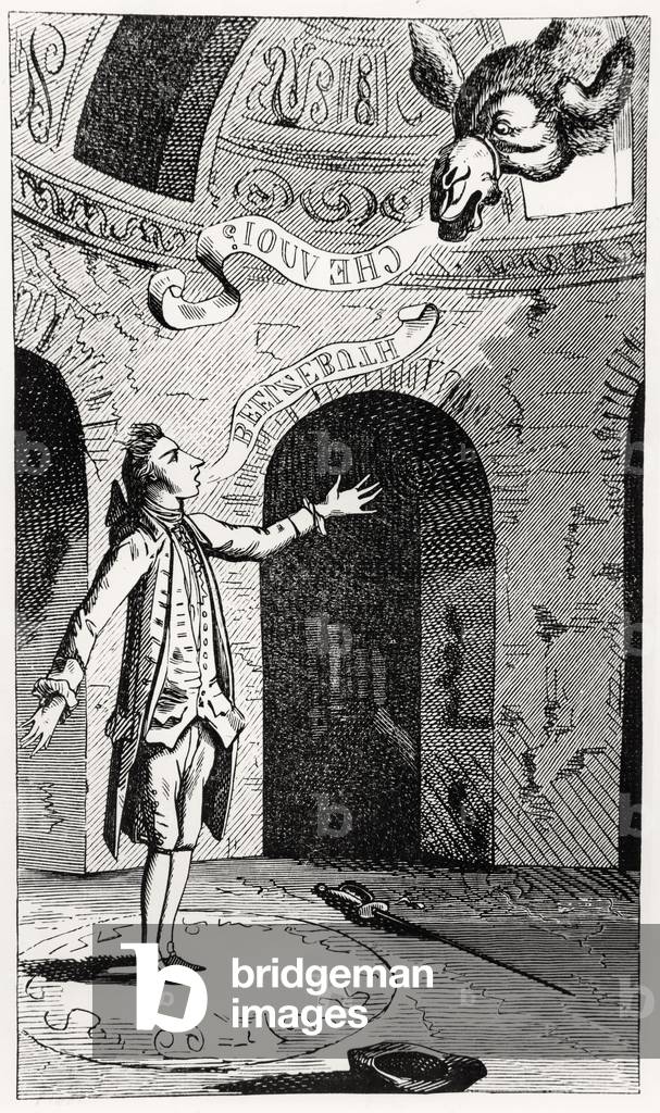 Illustration for Le Diable Amoureux, 1845 (engraving)