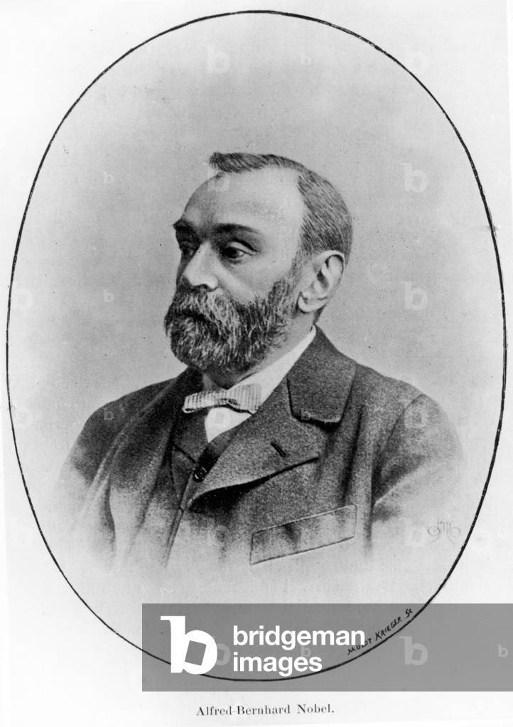 Alfred Bernhard Nobel, 1902 (litho)