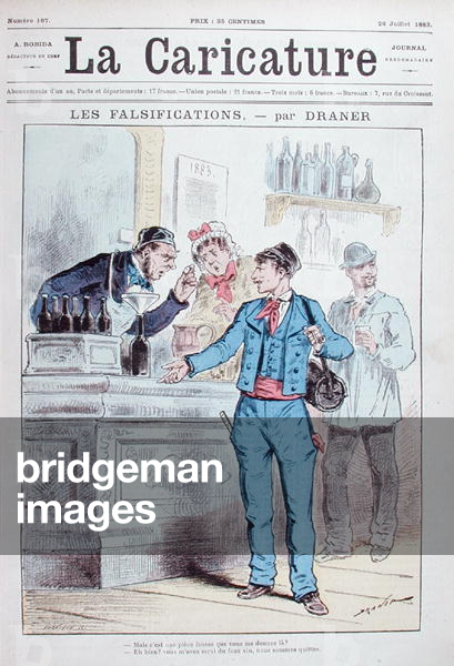 The Falsehoods, from 'La Caricature', 28th July 183 (colour litho)
