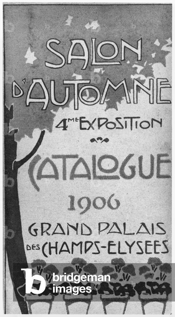 Front cover illustration of the catalogue for the 4th Salon d'Automne at the Grand Palais, Paris, 1906 (litho)