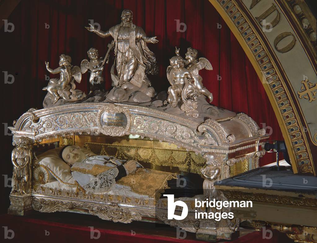 The shrine of St. Vincent de Paul (1581-1660) 1827 (silver) (see also 248113)