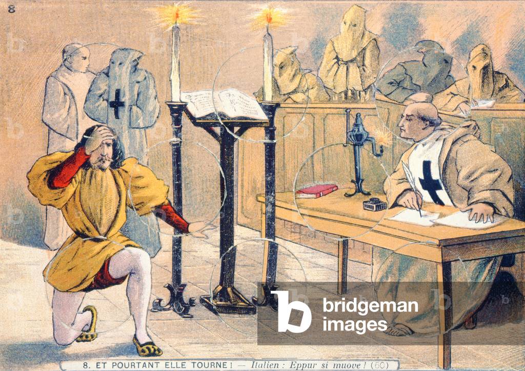 'Eppur si muove' 19th by French Artist