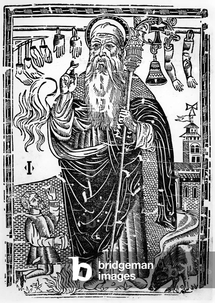 Saint Anthony the Great (woodcut)