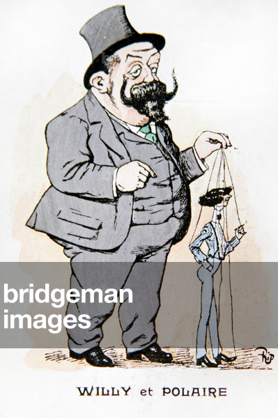 Willy and Polaire, early 20th century (colour litho)