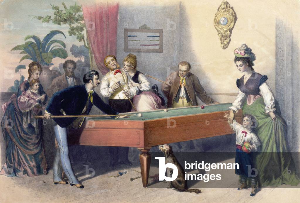 A Family Sunday, c.1860-70 (colore lito)