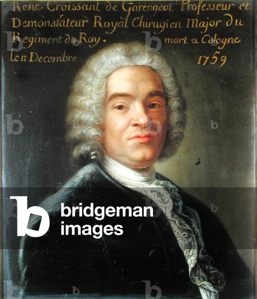 Rene-Jacques Croissant de Garengeot (1688-1759) (oil on canvas)