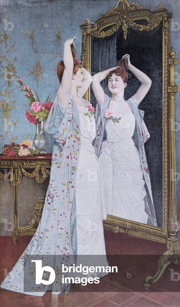 La Toilette, 1890 (colour litho)