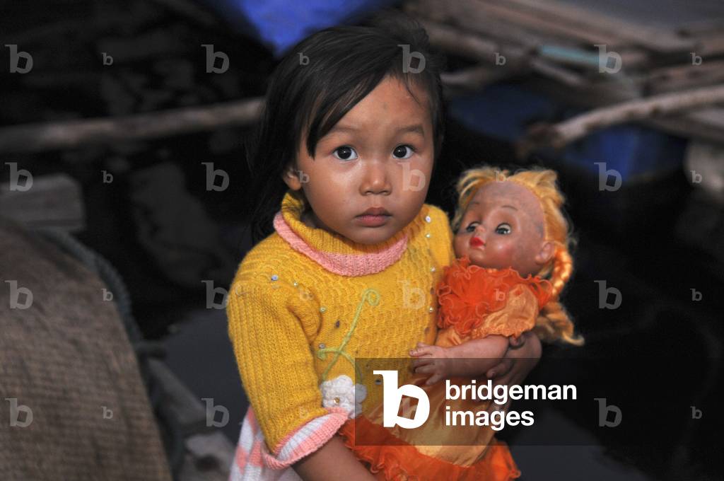 Vietnam Halong Portrait d'Enfant (photo)