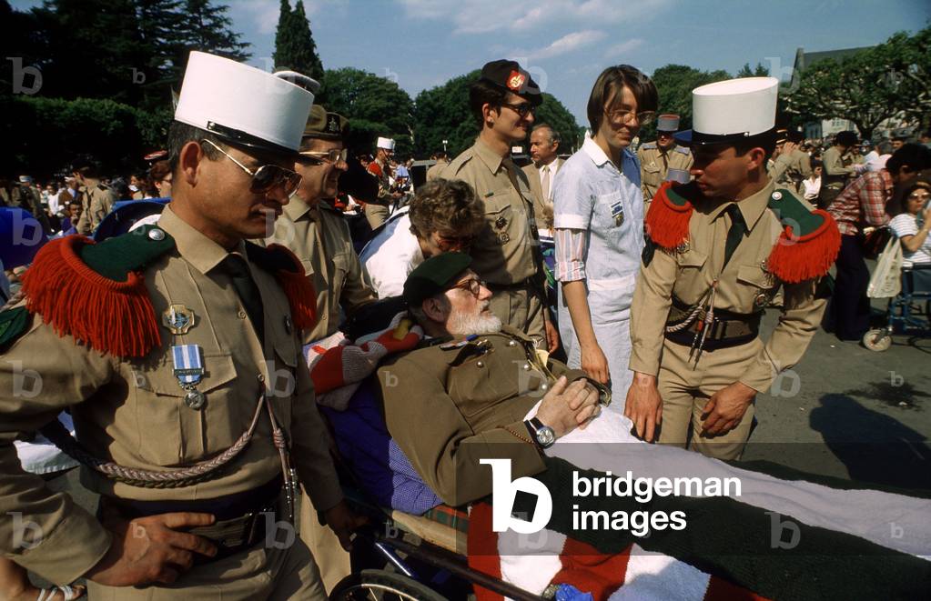 France-Pelerinage Militaire a Lourdes (photo)