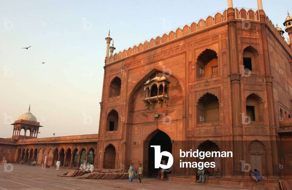 Architecture Inde New Delhi Mosquee Jamaa Masjid (photo)