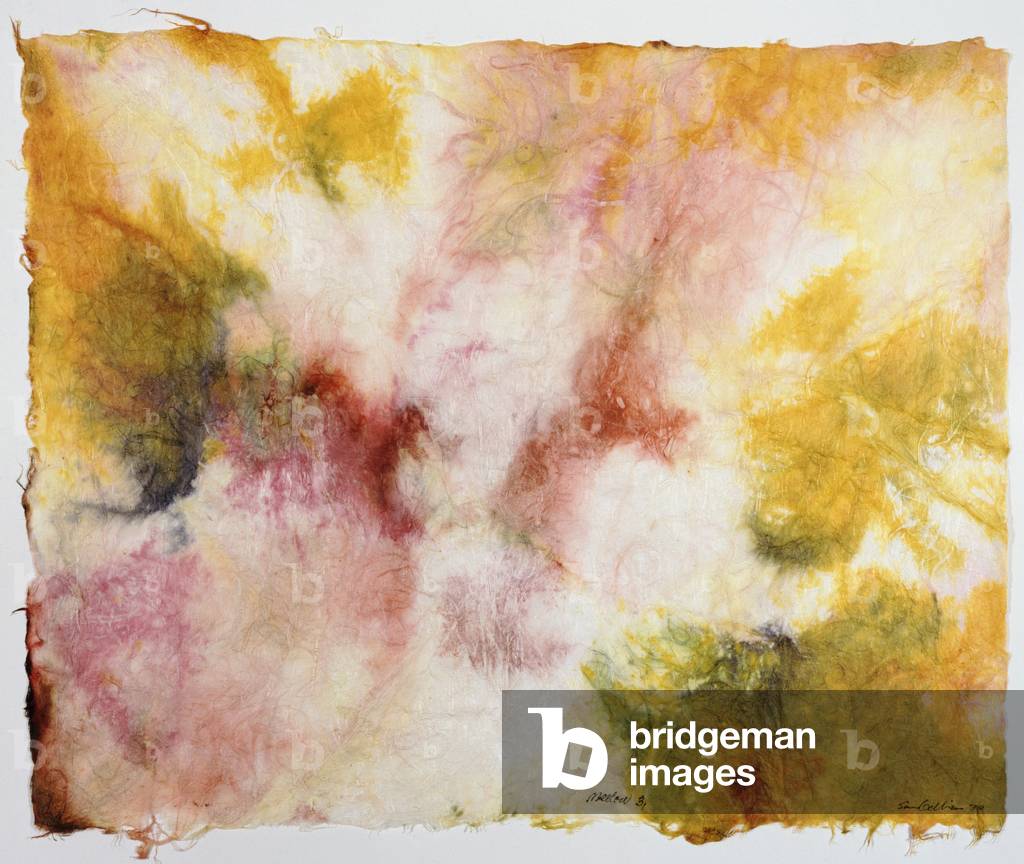 Mellow 3, 1974 (acrylic on synthetic rice paper)