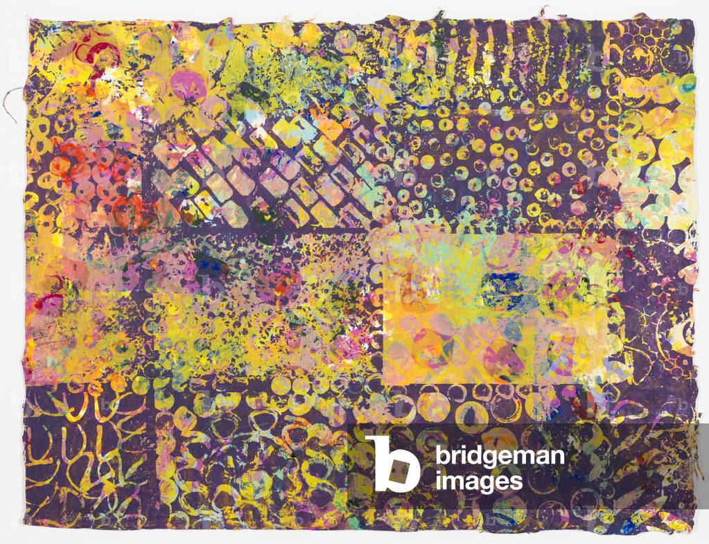 Chinaberry, August 1974 (colour screen print)