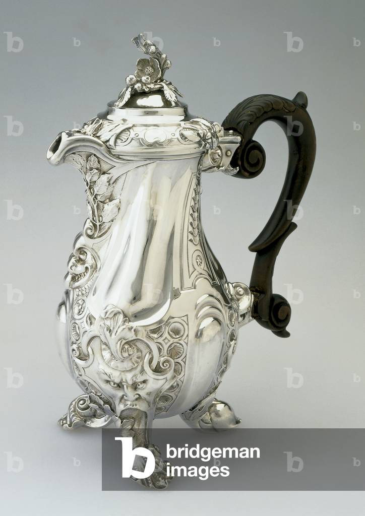 Kaffeekanne, 1738 (silber)