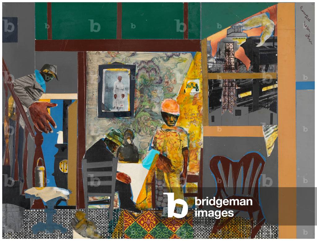 Mill Hand's Lunch Bucket (Pittsburgh Memories), 1978 (collage)